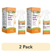 2 pack Boogie No-Rub Liquid Diaper Rash Spray with Zinc Oxide, 1.7 fl oz