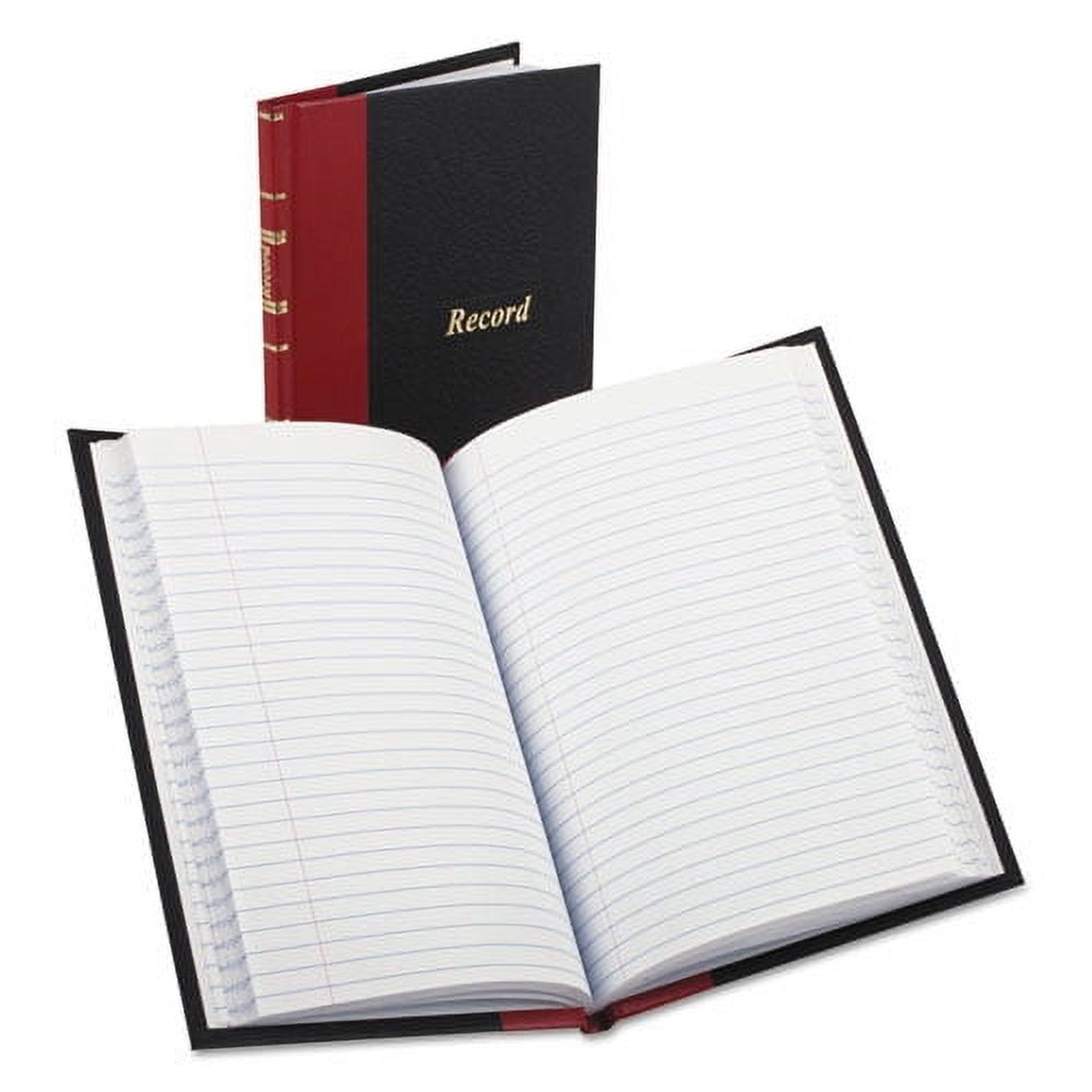 Record And Account Book With Red Spine, Custom Rule, Black/red/gold ...