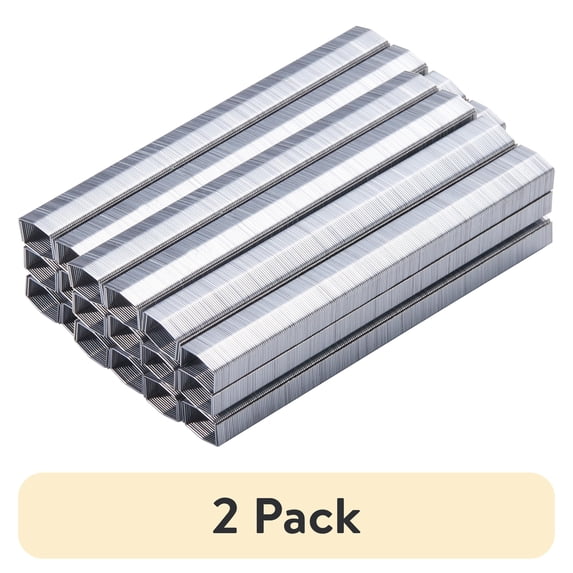 (2 pack) Bostitch B8 PowerCrown Premium Staples, 0.25 Inch Leg, Full-Strip (STCR21151/4)