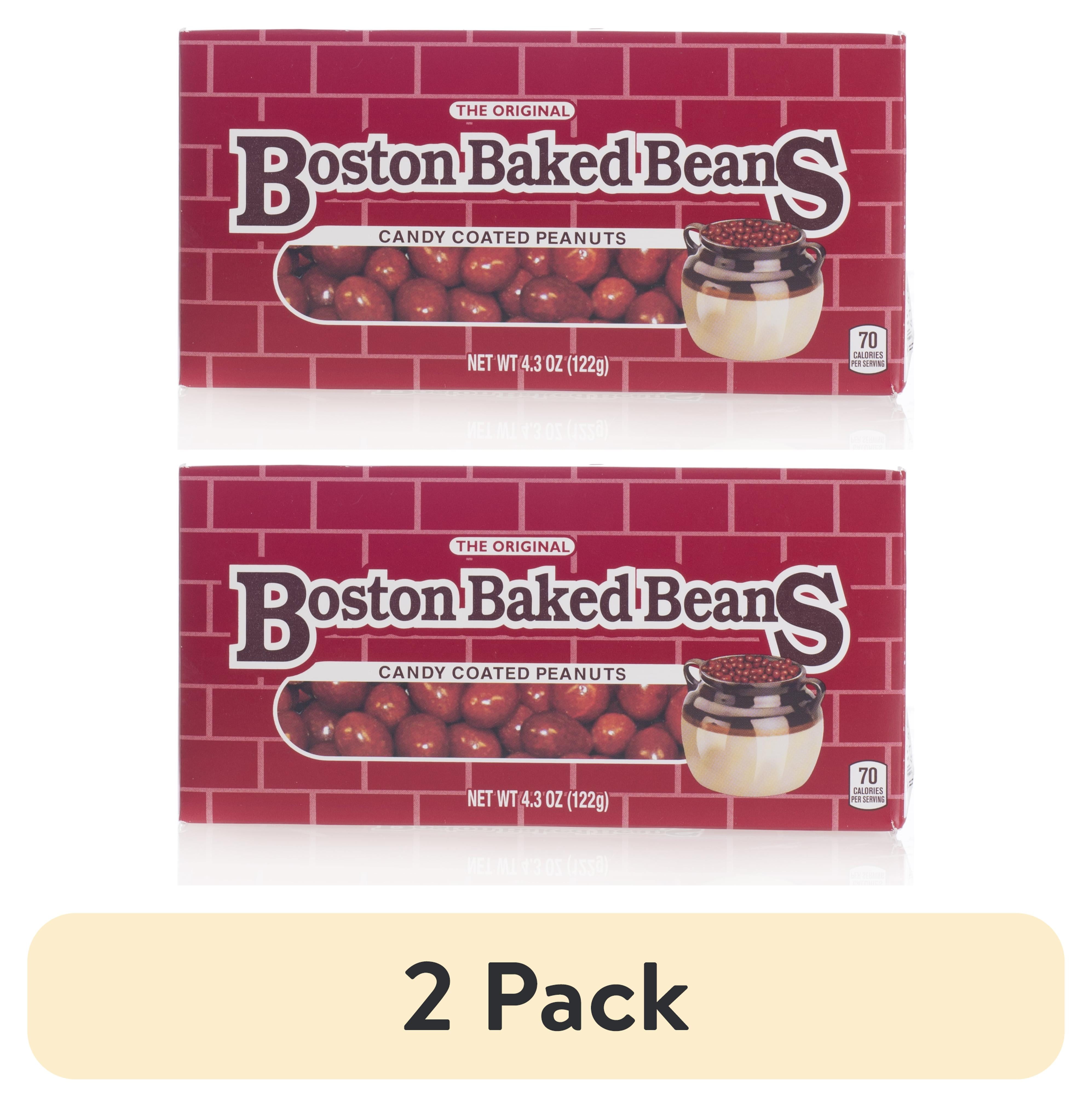 (2 pack) Boston Baked Beans, Original Candy-Coated Peanuts, 4.3 oz Box