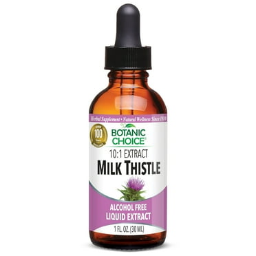 (2 pack) Botanic Choice Milk Thistle Liquid Extract , 1 oz