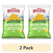 (2 pack) Boulder Canyon Jalapeno Ranch Canyon Poppers, 5.25oz Bag