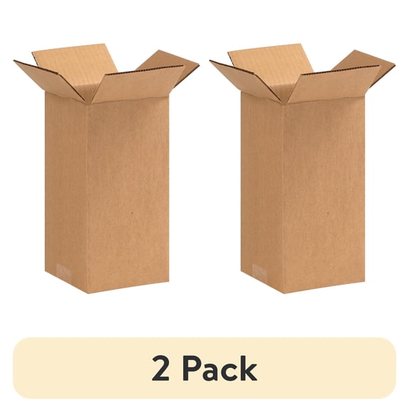 Box Partners 04'' x 4'' x 9'' Shipping Box 200#/ECT 25/Bundle (449)