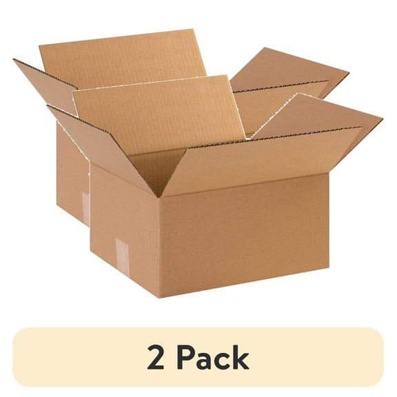 Box Partners Corrugated Boxes 12" x 10" x 6" Kraft 25/Bundle 12106