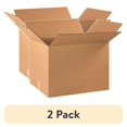 thumbnail image 1 of (2 pack) Box Partners Corrugated Boxes 22" x 16" x 16" Kraft 15/Bundle 221616, 1 of 2