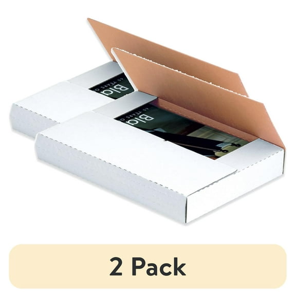 (2 pack) Partners Brand Fold Mailer,10 1/4x8 1/4x1 1/4",PK50 M1081