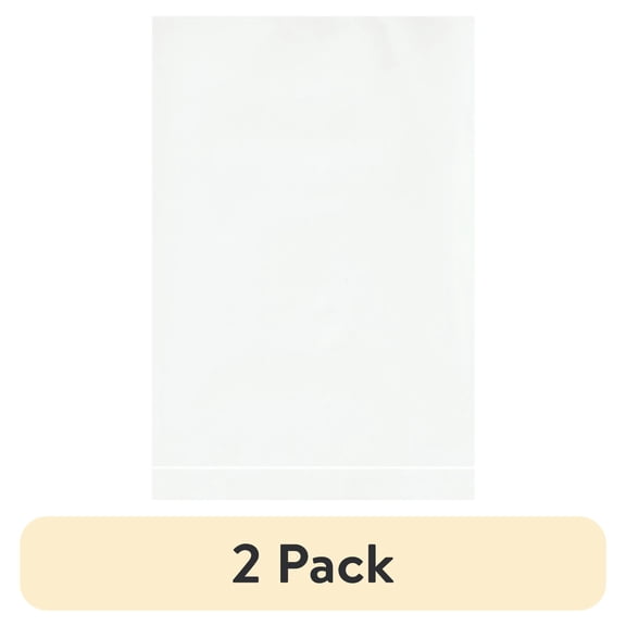 Box Partners Flat 2 Mil Poly Bags 4" x 6" White 1000/Case PB390W