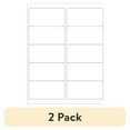 thumbnail image 1 of (2 pack) Box Partners Removable Rectangle Laser Labels 4" x 2" White 1000/Case LL265, 1 of 2