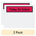 thumbnail image 1 of (2 pack) Box Partners "Packing List Enclosed" Envelopes 4 1/2" x 6" Red 1000/Case PL444, 1 of 2