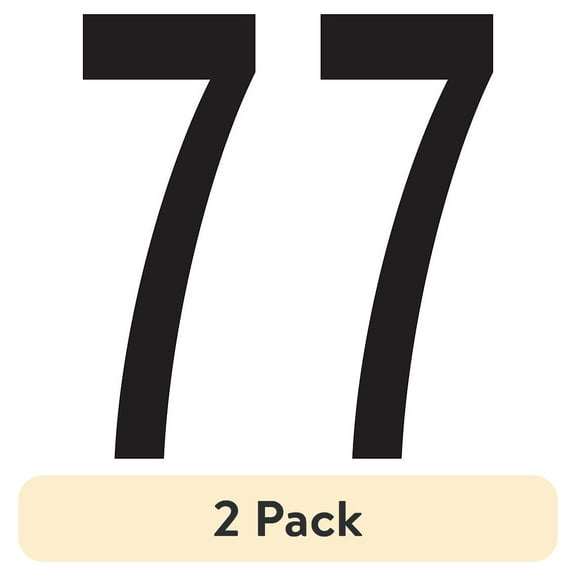 Box Partners Vinyl Warehouse Number Labels "7" 3 1/2" Black/White 50/Case DL9307