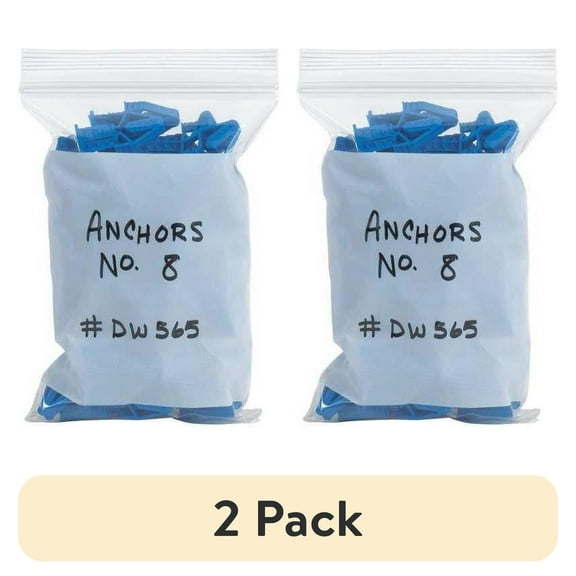(2 pack) Partners Brand White Block Poly Bag,12"x15",2Mil,PK1000 PB3979