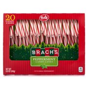 (2 pack)Brach's Bobs Red & White Mint Cane 20 ct x 8.8 oz peppermint