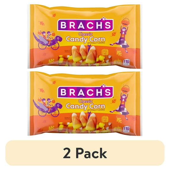 (2 pack) Brach's Classic Candy Corn, Halloween Candy, Classic Fall Treats, 11 Ounce Bag