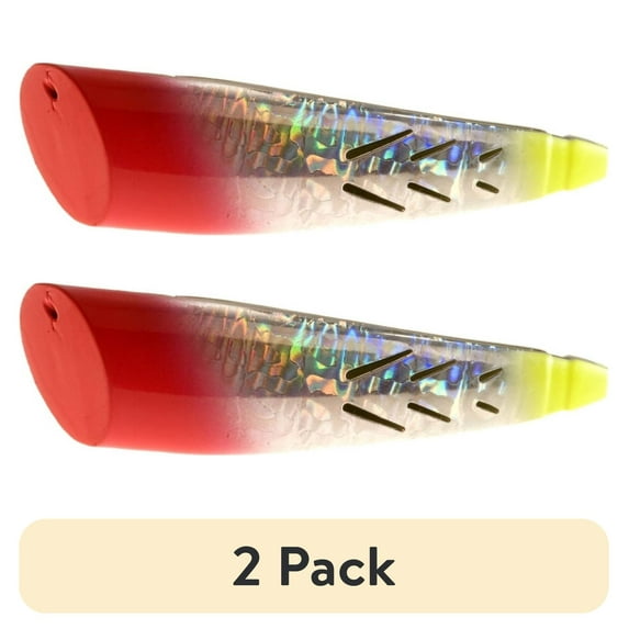 (2 pack) Brad's Killer Fishing, Super Bait Cut Plug, 4", Double Take