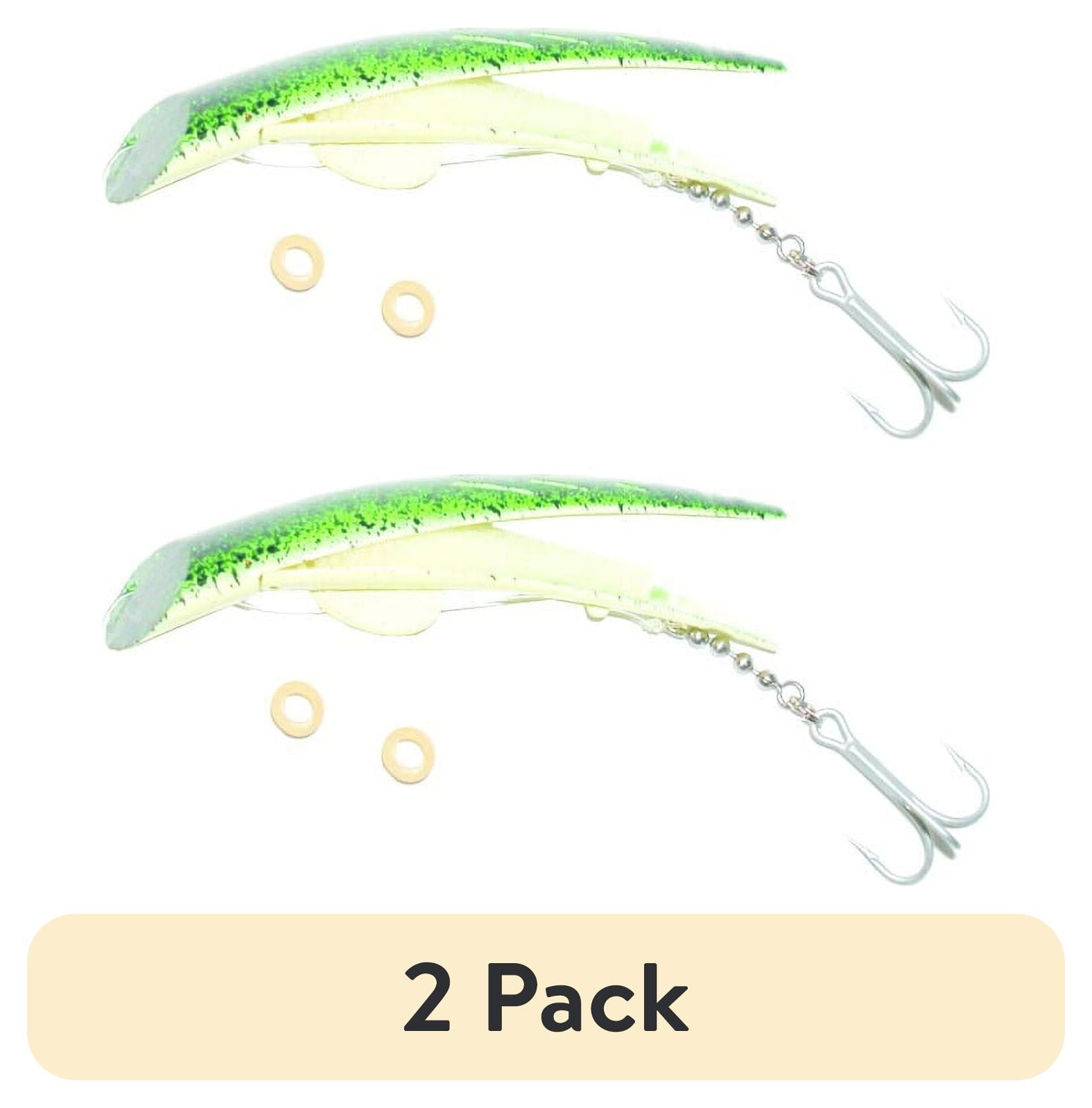 (2 pack) Brad's Killer Fishing, Super Bait Cut Plug, 4", Shamrock