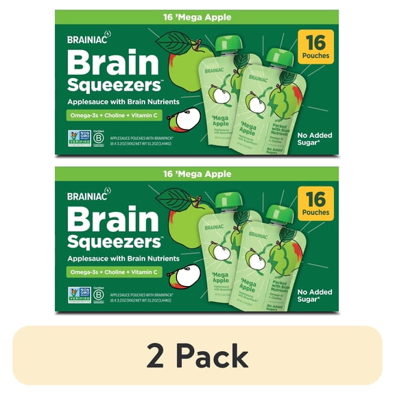 (2 pack) Brainiac Brain Squeezers 16c 'MEGA APL Applesauce