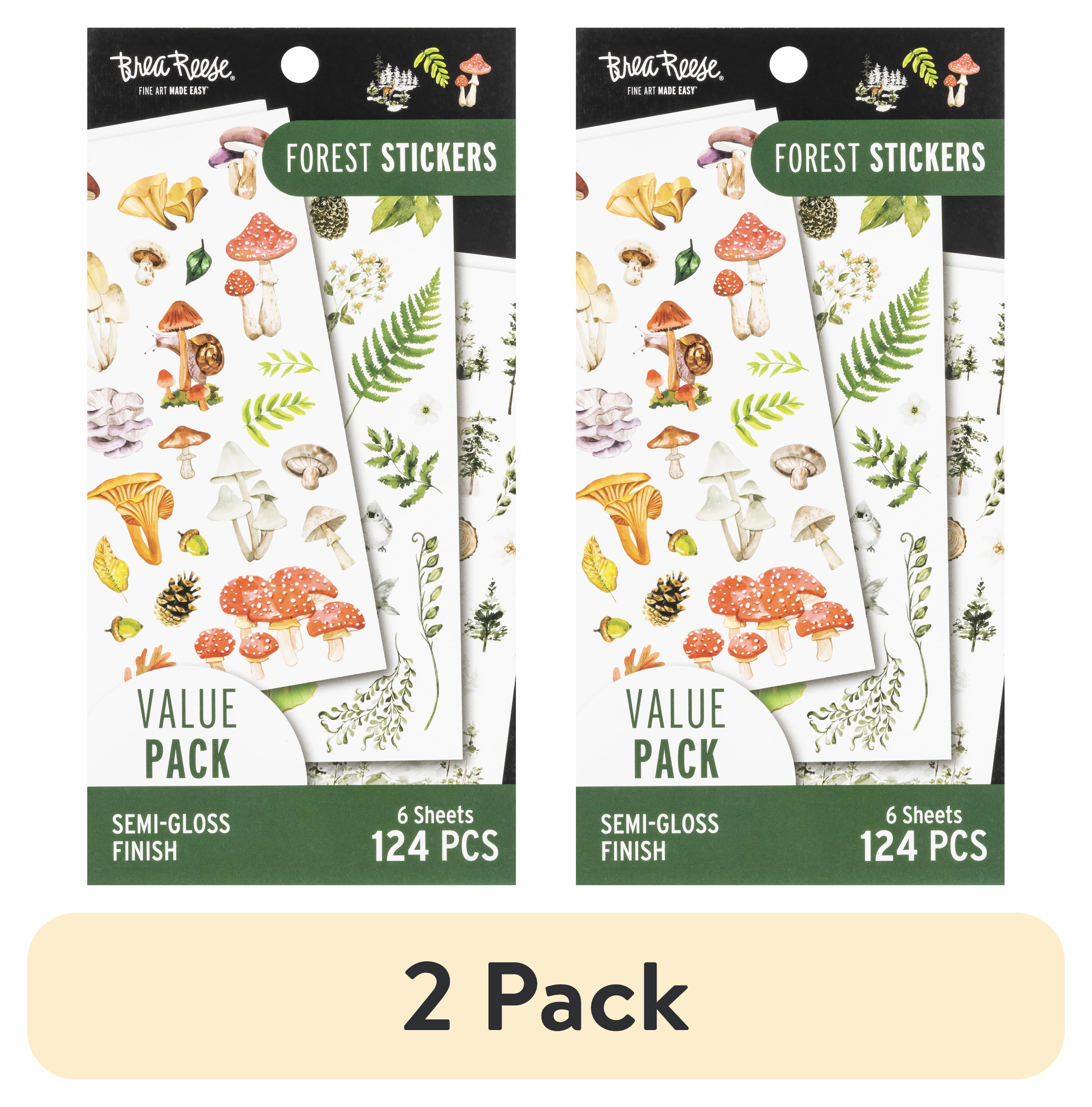 (2 pack) Brea Reese® Sticker Pack - Woodland Forest