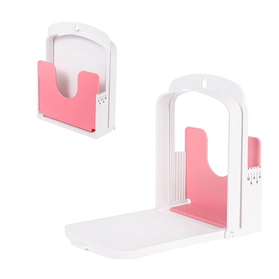 2 pack Bread Slicer for Homemade Bread with Thickness Guide - 5 Settings, Foldable & Wall-Mountable for Space-Saving Storage, Perfect for Toast & Cheese!