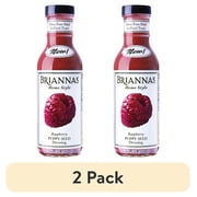 (2 pack) Briannas Raspberry Poppy Seed Salad Dressing, 12 fl oz Bottle