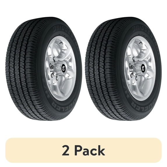 (2 pack) Bridgestone Dueler H/T 684 II All Season 275/50R22 111H Light Truck Tire