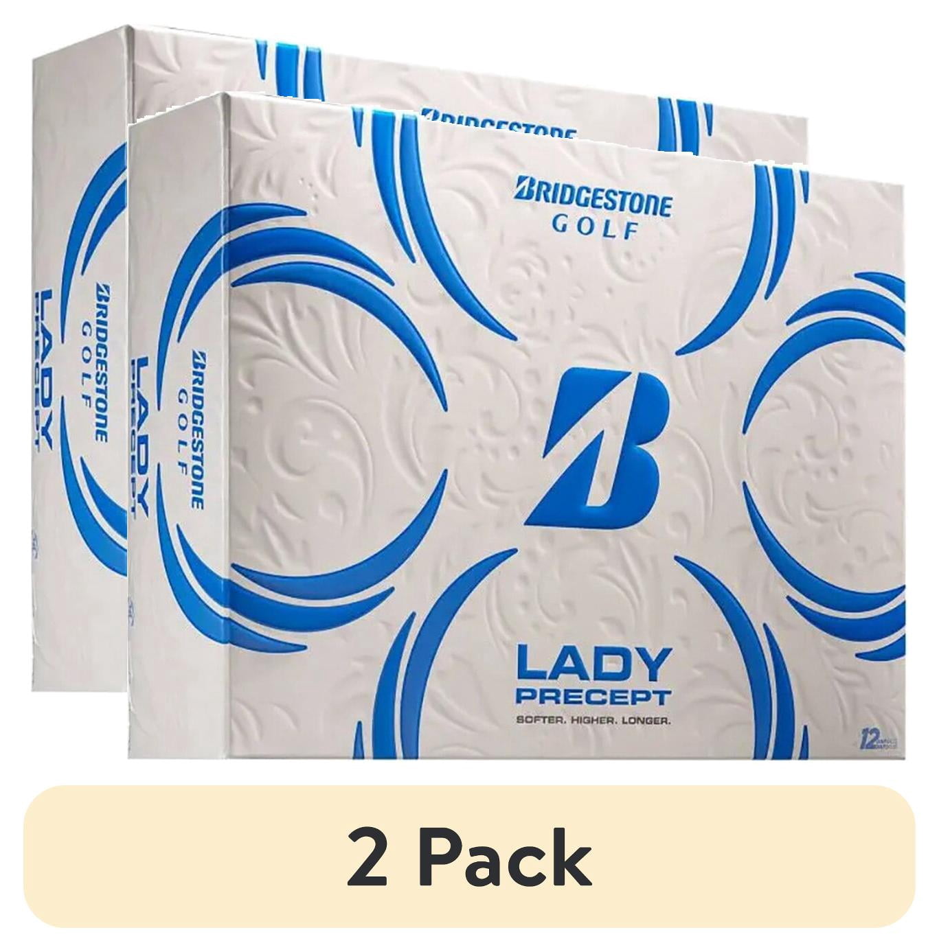 (2 pack) Bridgestone Lady Precept Golf Balls, 12pk
