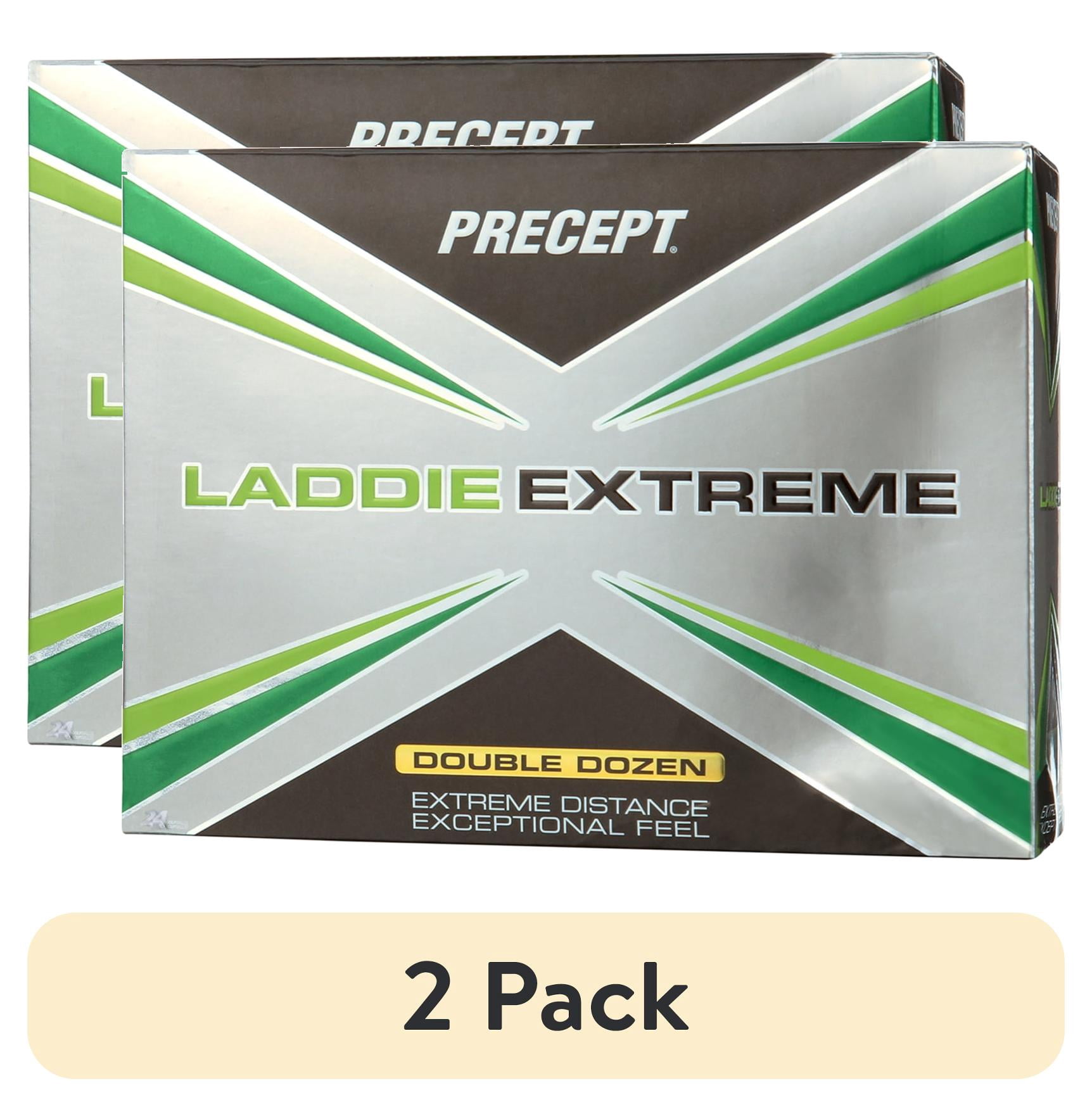 (2 pack) Bridgestone Precept Laddie Extreme Golf Balls, 24pk White