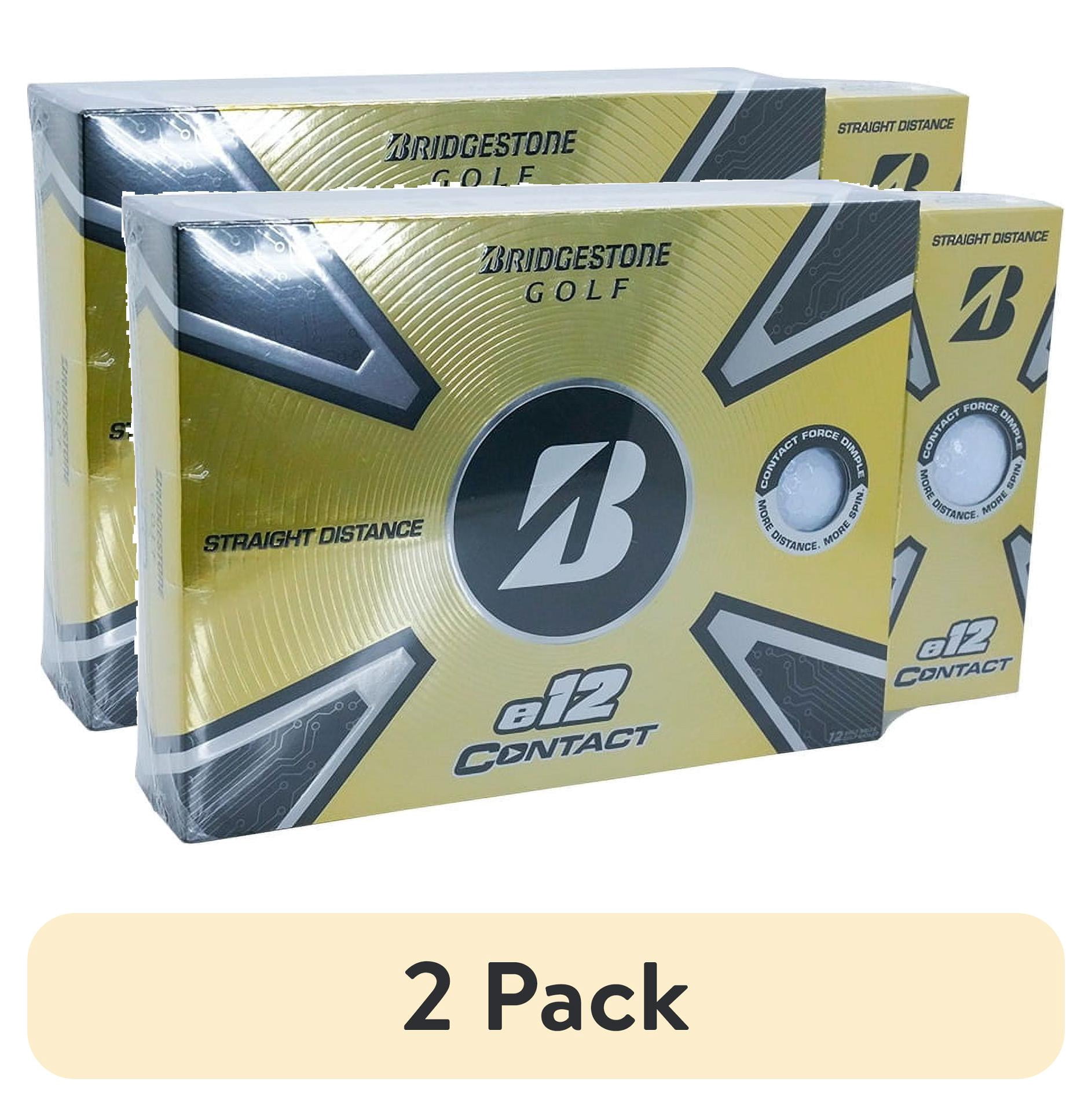 (2 pack) Bridgestone e12 Contact Golf Balls, Bonus Pack 15ct