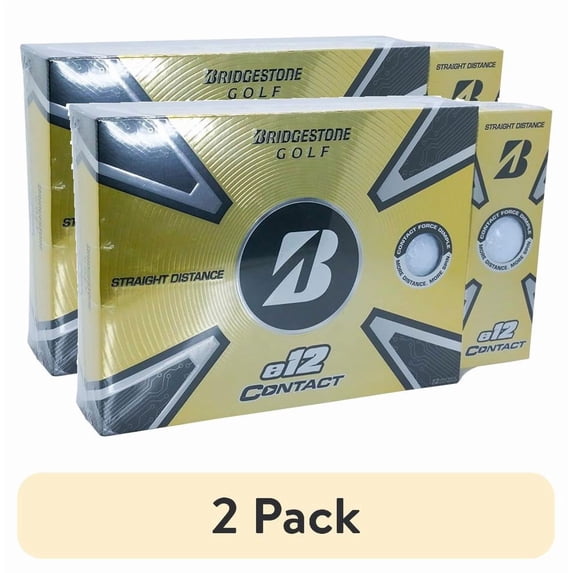 (2 pack) (2 pack) Bridgestone e6 Soft Golf Balls, 12pk