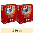 thumbnail image 1 of (2 pack) Brillo Steel Wool Soap Pads, 2.5 x 3, Gray/Pink, 18 Pads/Box, 1 of 5