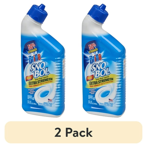 (2 pack) Brillo SnoBol Extra Strength 24 Ounce Toilet Bowl Cleaner