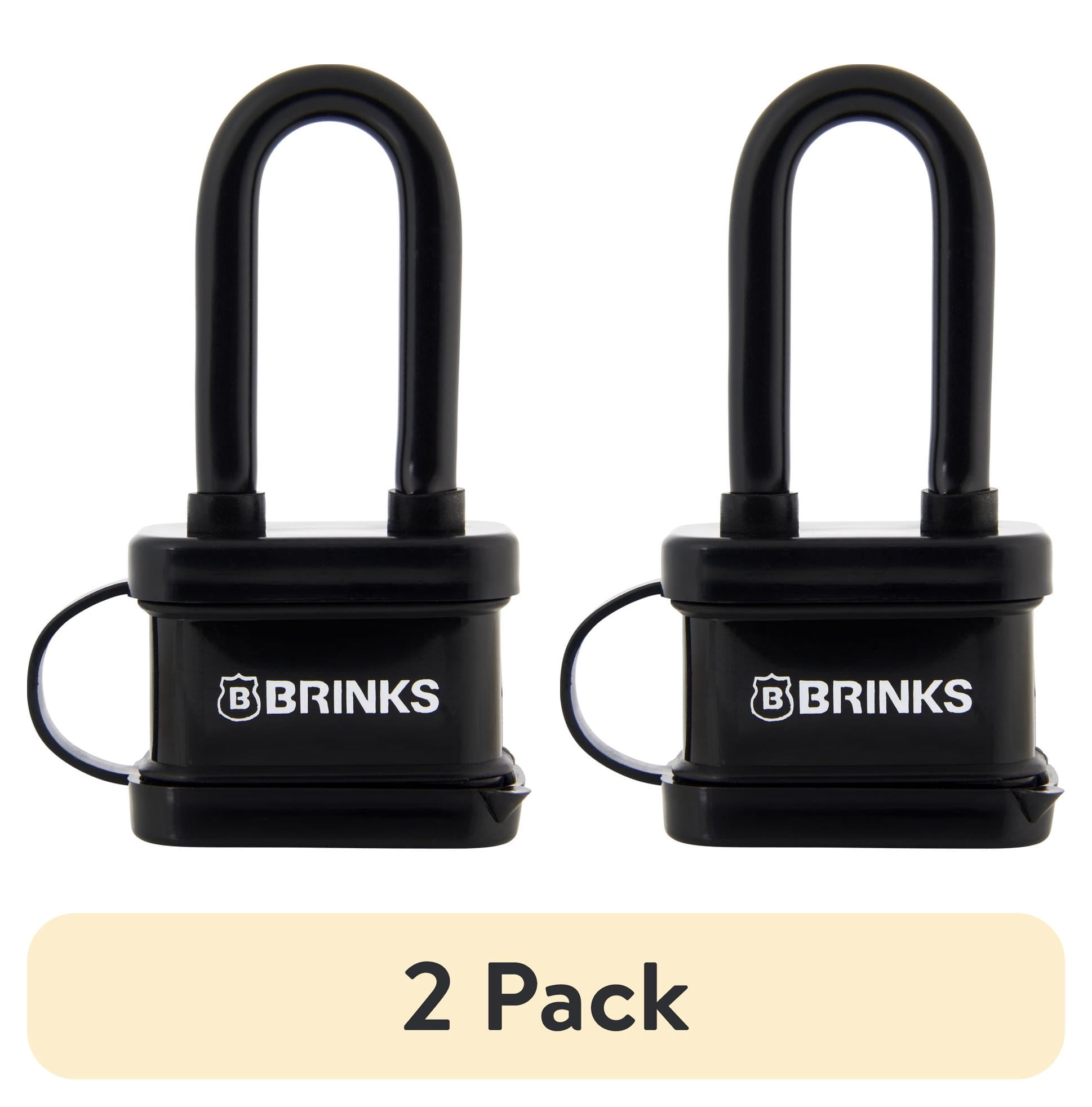 (2 pack) Brink's Weather Resistant 40mm Laminated Steel Padlock