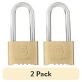thumbnail image 1 of (2 pack) Brinks Solid Brass 50mm Resettable Combination Padlock with 2in Shackle, 1 of 7
