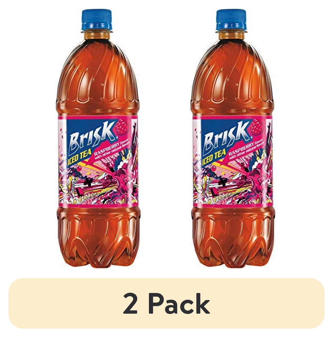 (2 pack) Brisk Raspberry tea 1 Liter 8pk - Walmart.com