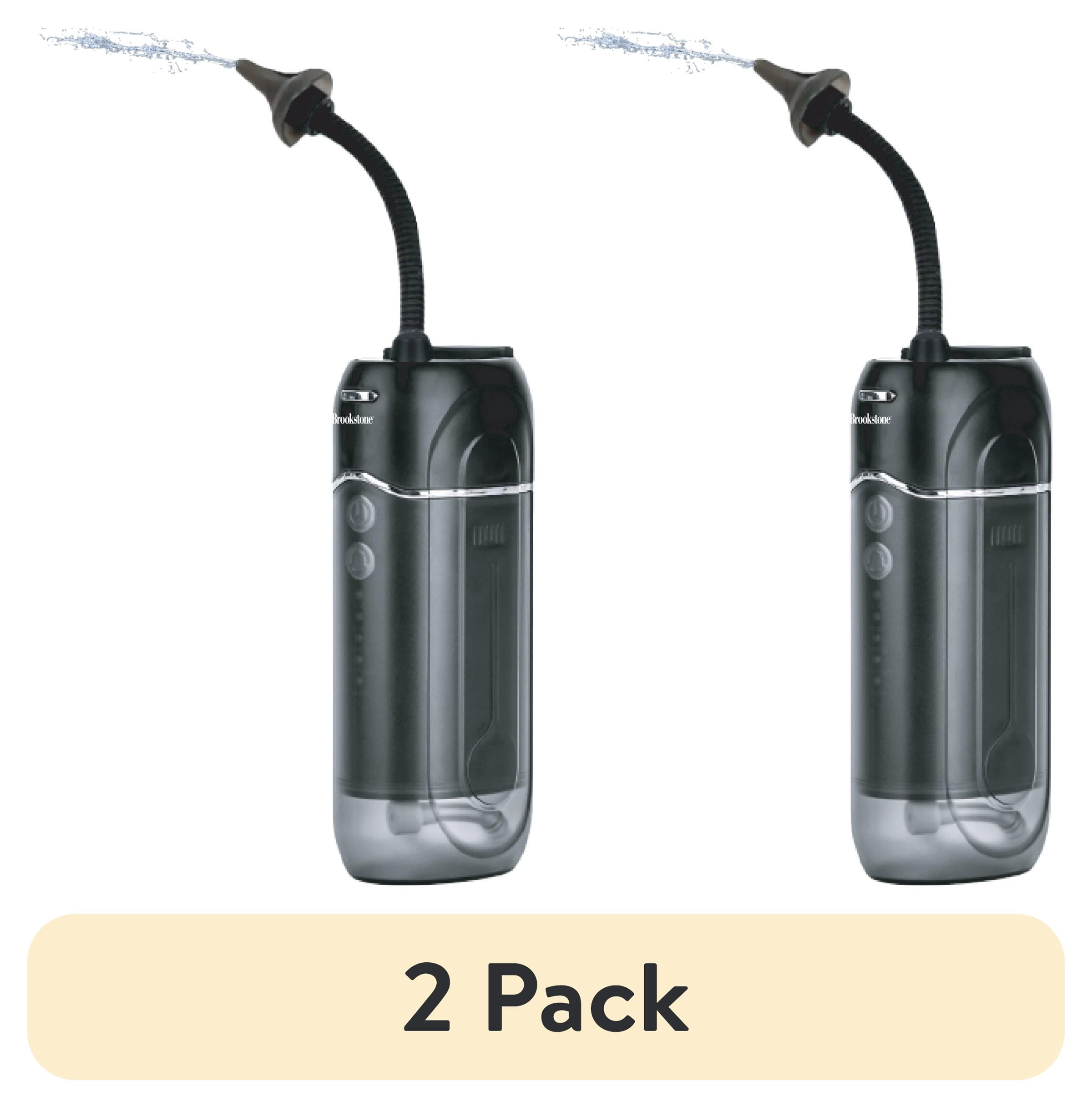 (2 pack) Brookstone Electric Travel & Home Power Ear Flusher