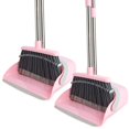2-pack Broom And Dustpan Set With Long Handle Heavy Dust Combo For Home ...