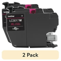(2 pack) Brother Genuine LC3017M High-yield Printer Ink Cartridge, Magenta