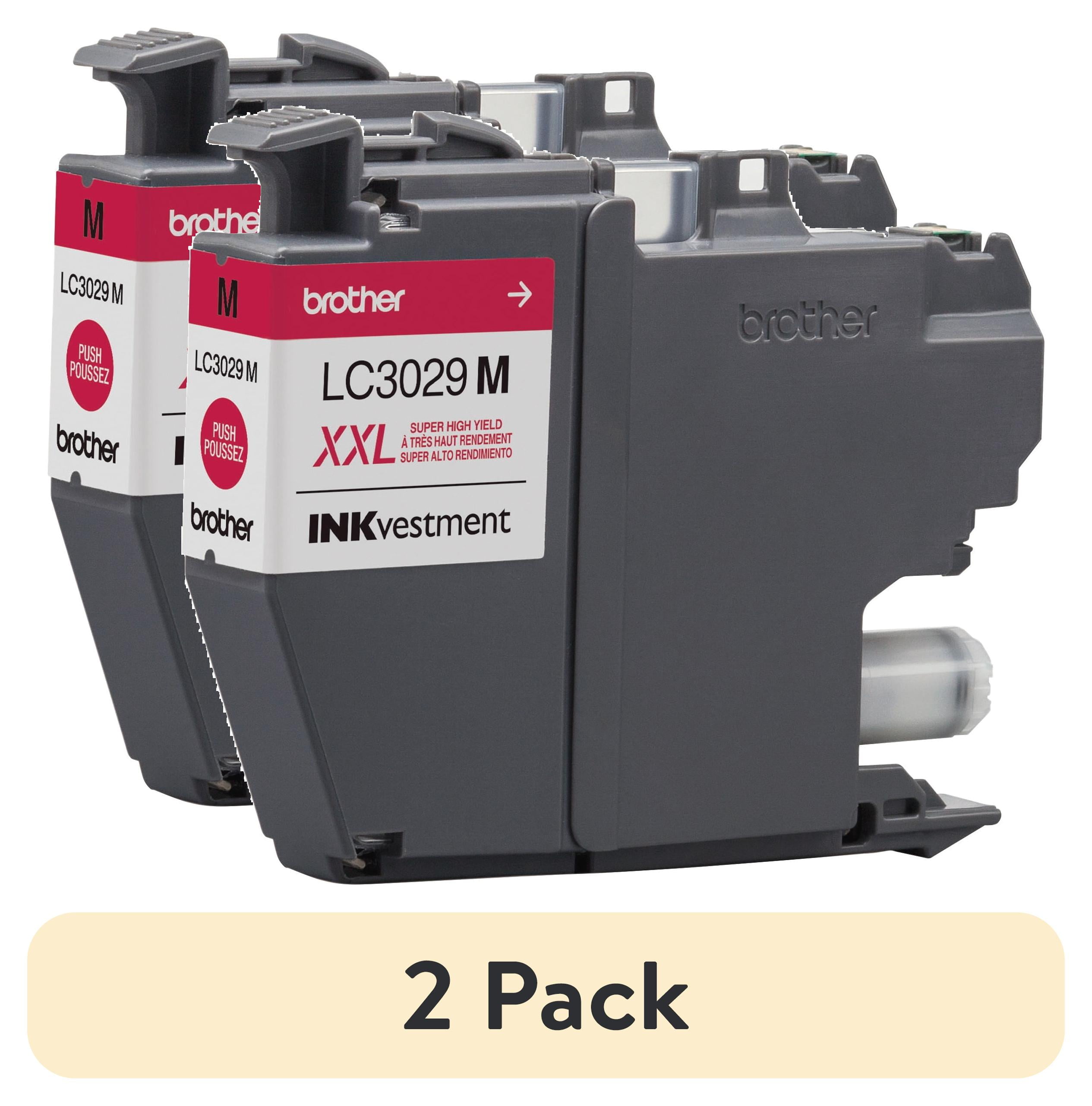 (2 pack) Brother Genuine LC3029M High-yield Printer Ink Cartridge