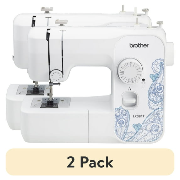 (2 pack) Brother LX3817 17-Stitch Full-Size Sewing Machine