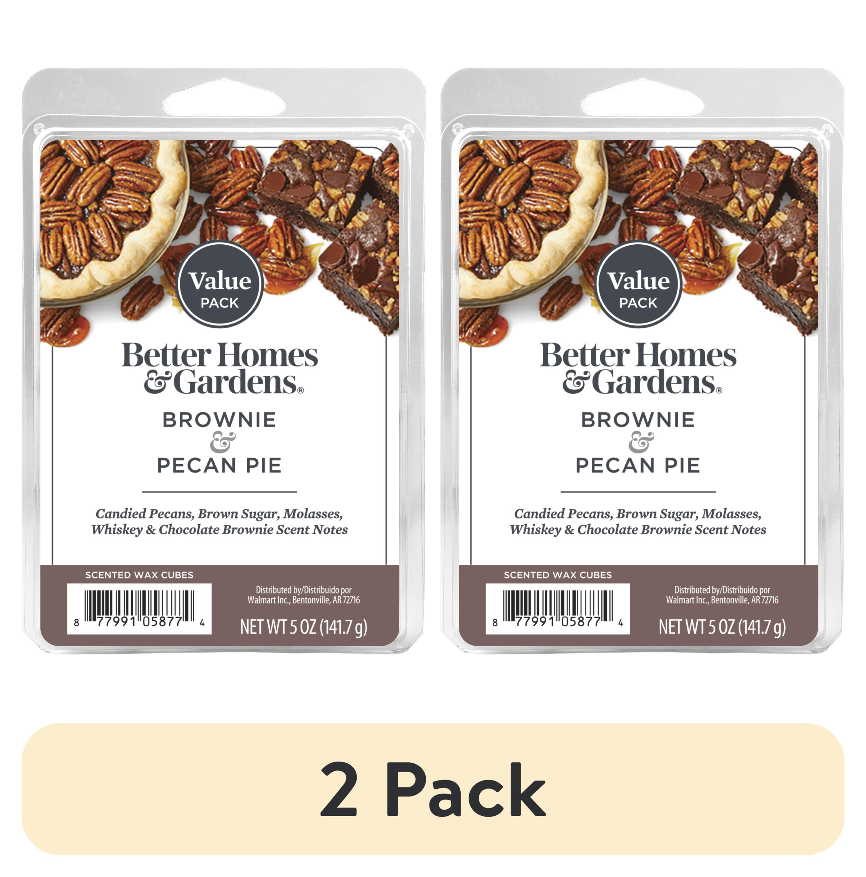 (2 pack) Brownie Pecan Pie Scented Wax Melts, Better Homes & Gardens, 5 oz (Value Size)