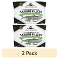 thumbnail image 1 of (2 pack) Brunswick Sardines in Olive Oil with Hot Peppers, Boneless Butterflied Herring Fillets, Wild Caught, Gluten Free, 16g Protein per Serving, Shelf Stable Can, 3.75 oz, 1 of 9
