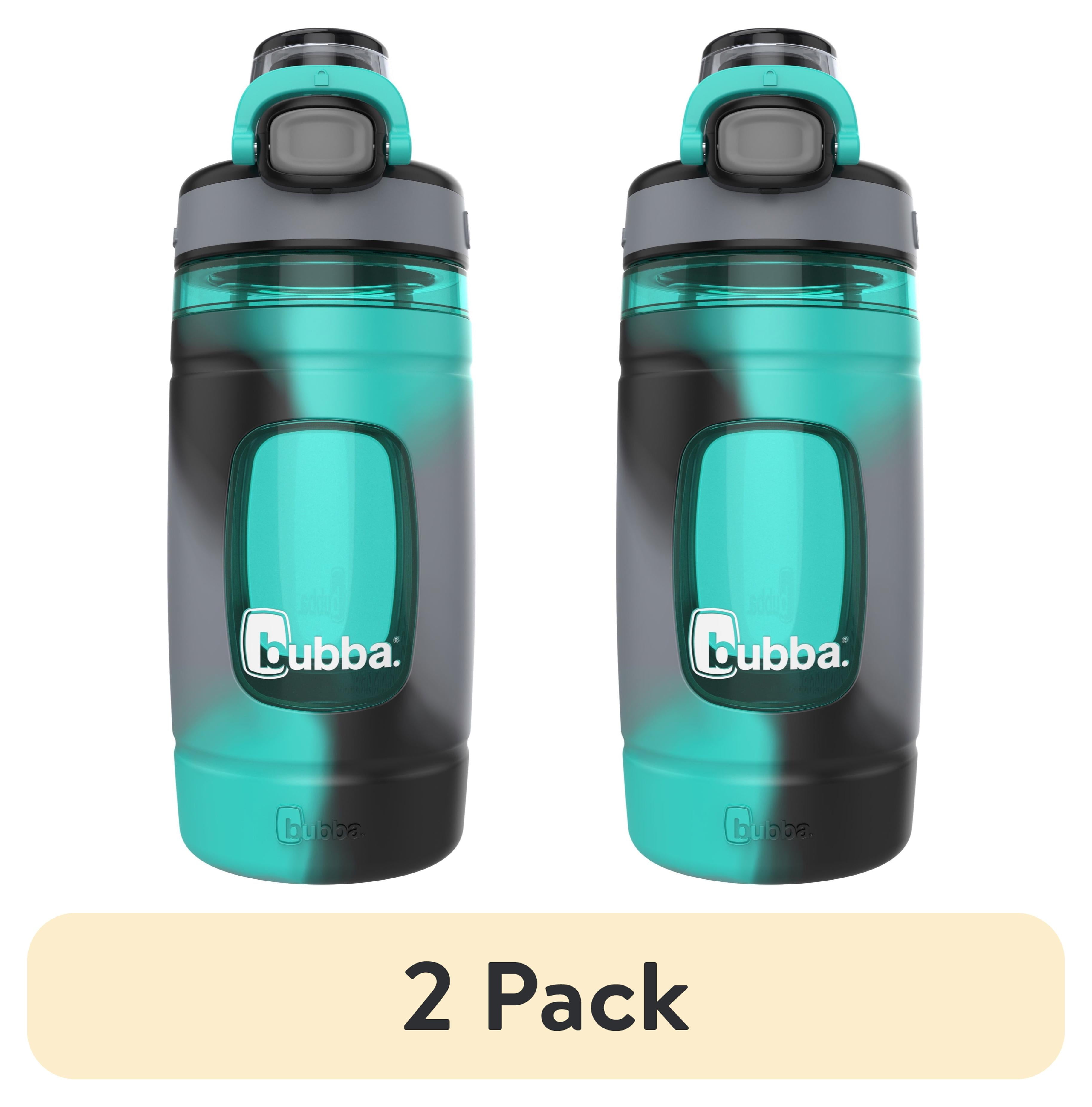 (2 pack) Bubba Flo Kids 16 oz Plastic Water Bottle Tumbler, Locking Lid