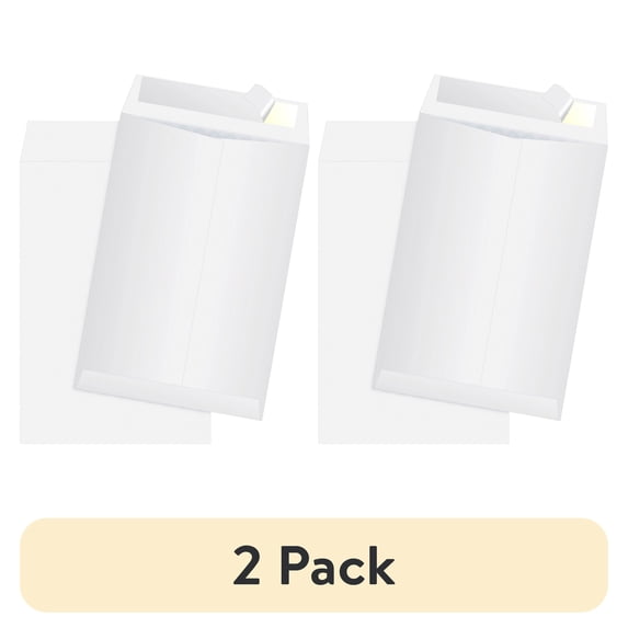 (2 pack) Quality Park, QUAR7501, Survivor Plus Tyvek Bubble Mailers, 25 / Box, White