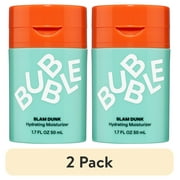 2 pack Bubble Skincare Slam Dunk Hydrating Face Moisturizer, for Normal to Dry Skin, 1.7 fl oz/ 50mL