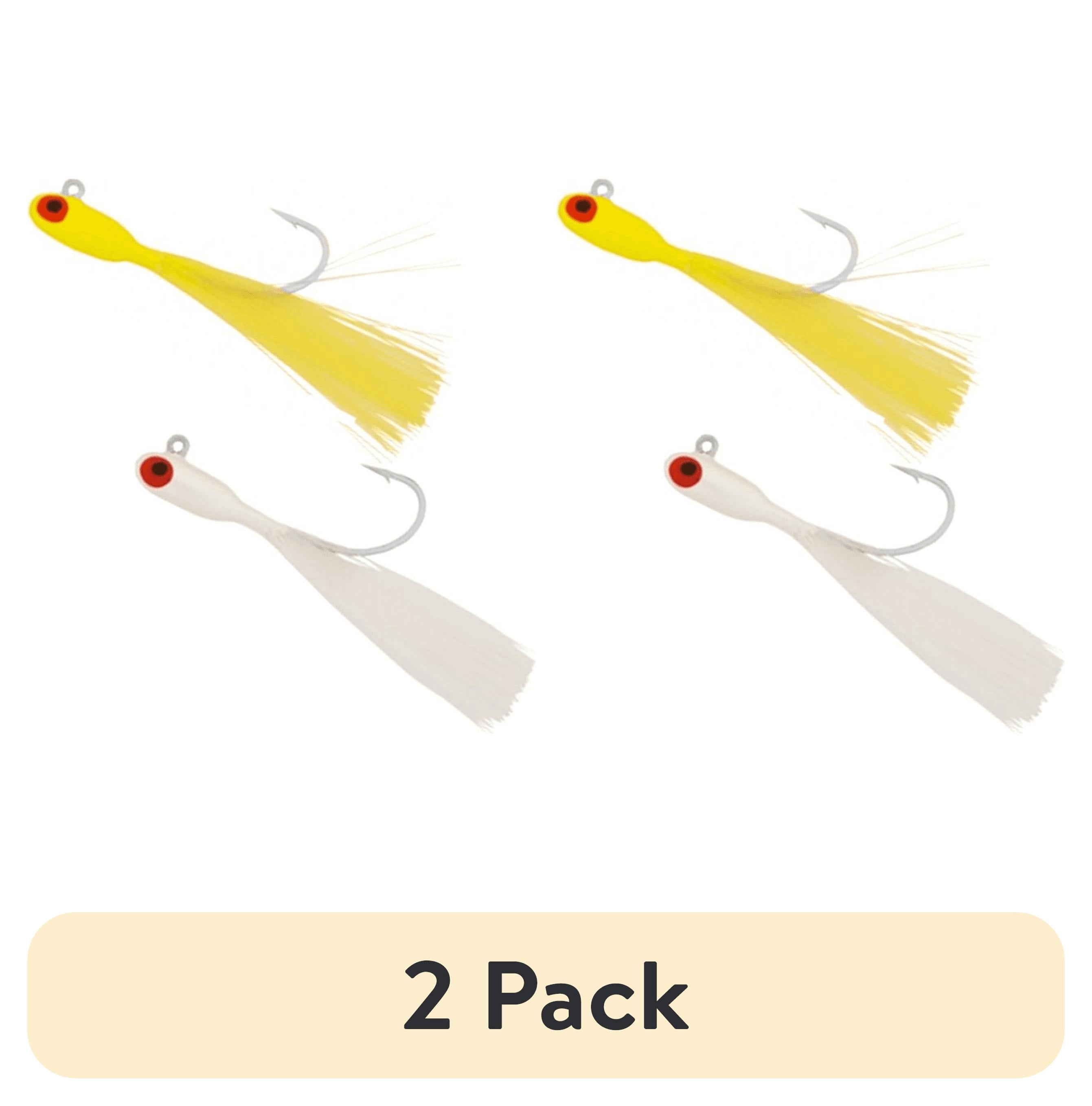 (2 pack) Buccaneer Speckled Trout Fishing Rig 1/8 oz. – Yellow & White