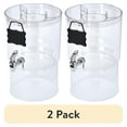 thumbnail image 1 of (2 pack) Buddeez 2.0 Gallon Party Top Beverage Dispenser, Clear, 1 of 7