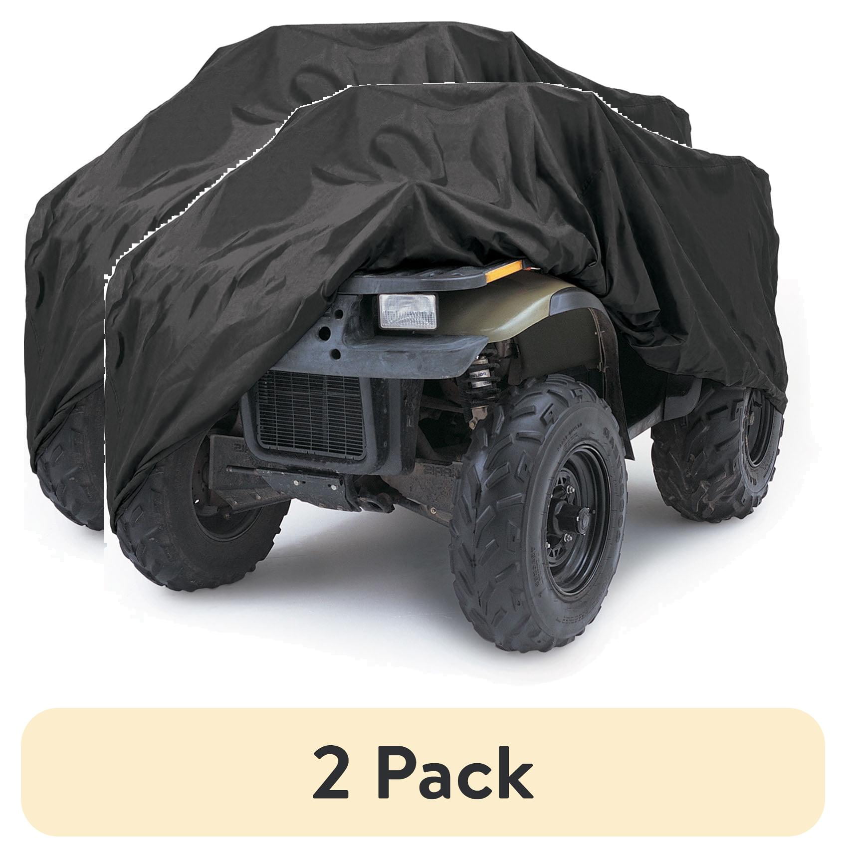 (2 pack) Budge StormBlock ATV Cover, Heavy-Duty All Weather Protection, Breathable, Tear & Rust Resistant ATV Cover, Fits ATVs up to 87" Long
