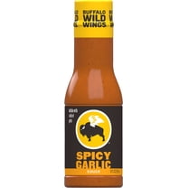 (2 pack) Buffalo Wild Wings Spicy Garlic Buffalo Sauce, 12 fl. oz