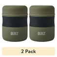 thumbnail interactive-video image 1 of (2 pack) BUILT 10 oz Double-Wall Vacuum Insulated Food Jar, Sage Green, 1 of 13