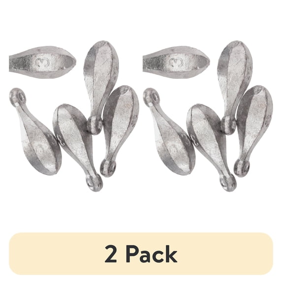 (2 pack) Bullet Weights® BLI3-24 Lead Bank Sinker Fishing Weight Sizes 3 Oz.