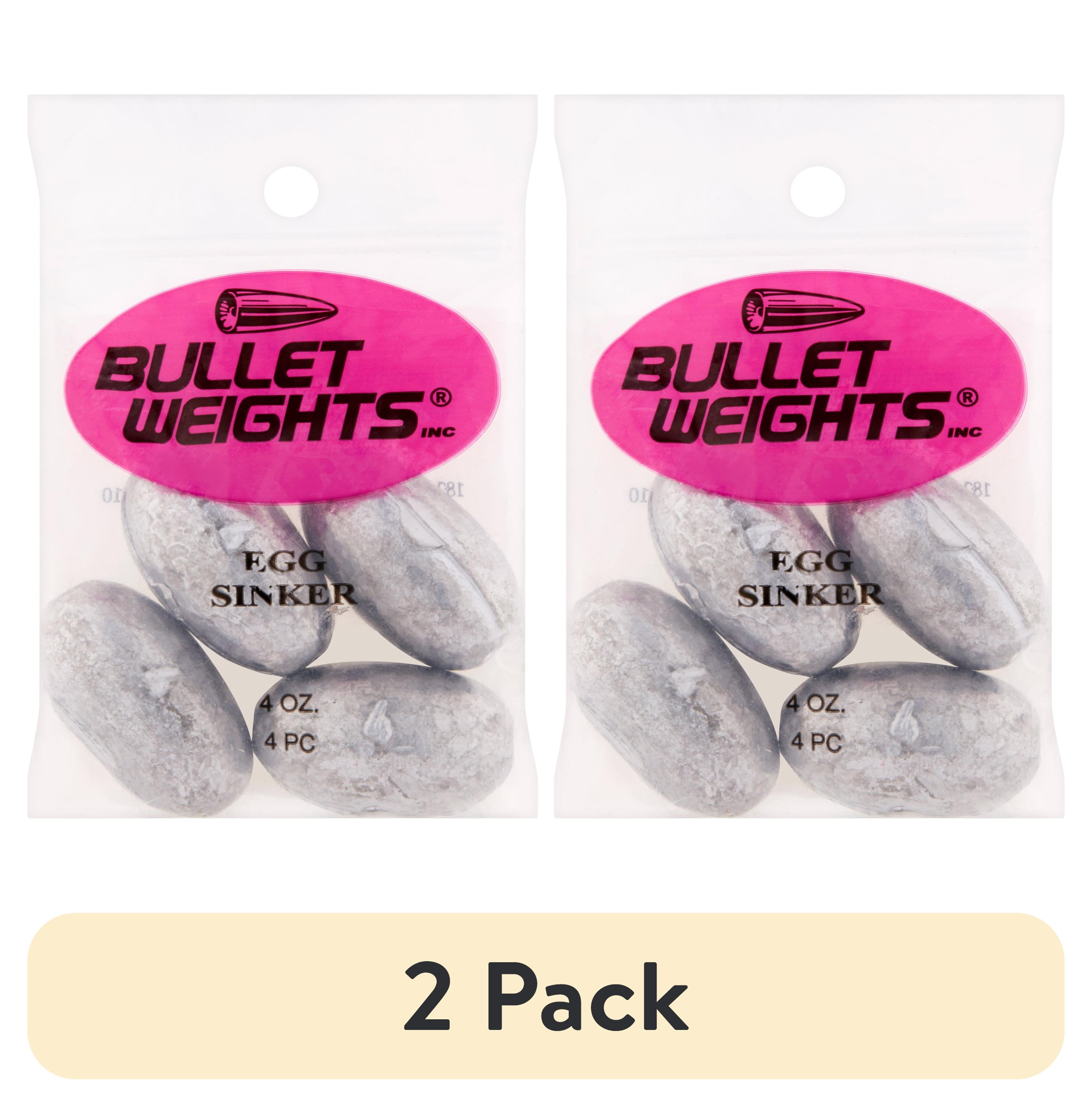(2 pack) Bullet Weights® EGI112-24 Lead Egg Sinkers, 4 oz Fishing Weights